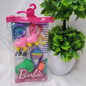 Skater Barbie Skater Roller Skate Accessories Pack 11 Piece New In Package